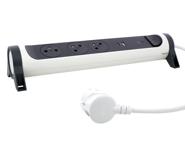 LEGRAND Przedłużacz ochronny - 3 gniazda, USB, USB-C, 1,5m 49417 - 1047768 - zdjęcie 3
